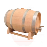 Oak barrel 5L French oak with tap stainless steel