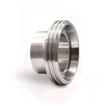 Connector DIN 40 F x DN 40 buttweld stainless steel