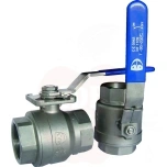 Kuulkraan 1 1/4" roostevaba AISI 316 PN63