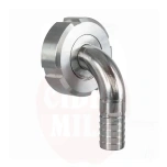 Hose connector DIN 25 M curved with swivel for ⌀20 hose