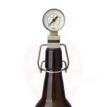 Aphrometer & CO2-Manometer 0-2,5bar für Flaschen mit Drahtverschluss