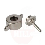 Hose fitting 4mm for CO2 regulator 1/4" thread