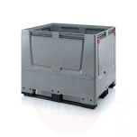 Box pallet 700L 120x100xh100cm with opening sides
