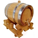 Oak barrel 5L + 6-oak cup
