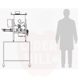 Annostelija TELM 5-250ml 50L sekoitussäiliöllä