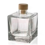 Glass Bottle Cube 200ml transparent 10pcs