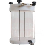 Tandem professional filter housing for wine