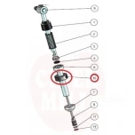 Tenco D.16 positioning ring for mignon s/steel nozzle