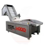 Waschanlage MDK 4000 Maurer mit Bürstenwaschung und öffnenbarer Mühle Edelstahl