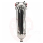 Filter housing 10" for liquids stainless
