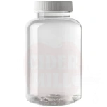 Plastic bottle 225ml round white (2760pcs/pallet)