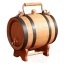 Oak barrel 5L with handle light roast