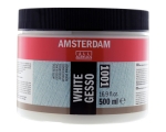 Amsterdam White Gesso,  valge kruntvärv 500ml