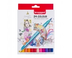 Bruynzeel 24 x fineliner/ brush pen 