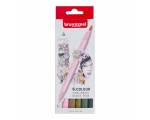 Bruynzeel Tokyo 6x fineliner/brush pen