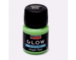 Pentart GLOW pimedas helendav akrüülvärv, roheline, 30ml