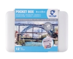 Vesivrvide komplekt Van Gogh Pocket Box baasvärvid 12tk alusel + pintsel 