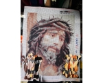 Tikkimise mulineekomplekt Jeesus Kristus, No 6112, 40x50cm 