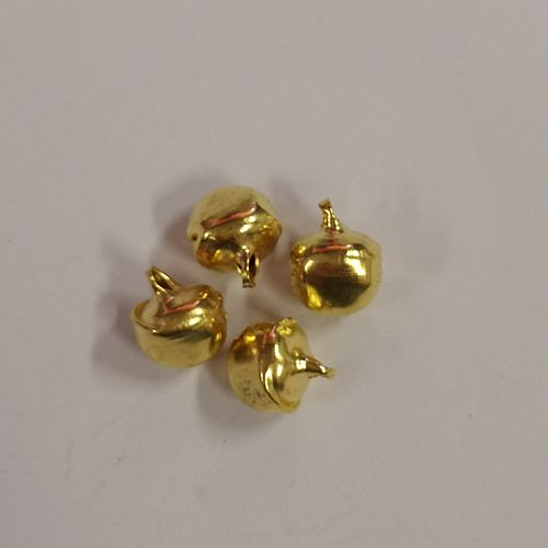 Metallist kuljused, 10mm, kuldsed, 4 tk